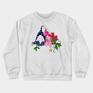 Two Gnomes In A Tree Crewneck Sweatshirt